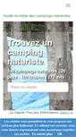 Mobile Screenshot of campingnaturiste.com